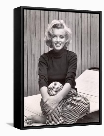 Portrait of Marilyn Monroe at Home-Alfred Eisenstaedt-Framed Premier Image Canvas