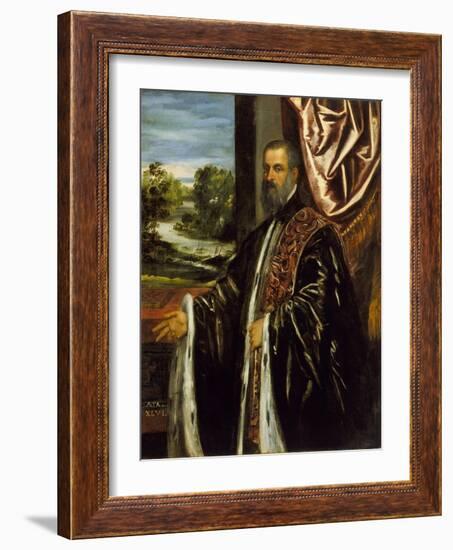 Portrait of Marino Grimani, 1578-Jacopo Robusti Tintoretto-Framed Giclee Print