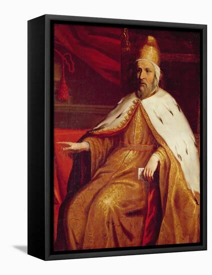 Portrait of Mark-Anthony Trevisan, the Doge of Venise or Genoa (Oil on Canvas)-Titian (c 1488-1576)-Framed Premier Image Canvas