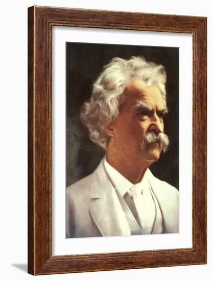 Portrait of Mark Twain-null-Framed Art Print