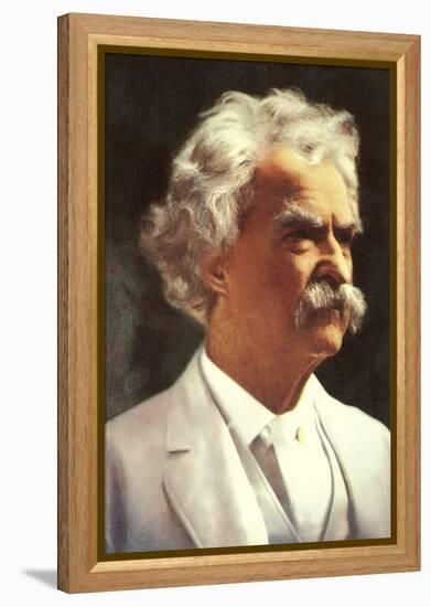 Portrait of Mark Twain-null-Framed Stretched Canvas