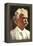 Portrait of Mark Twain-null-Framed Stretched Canvas