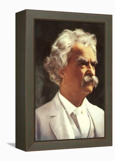 Portrait of Mark Twain-null-Framed Stretched Canvas