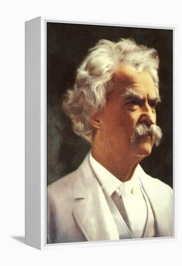 Portrait of Mark Twain-null-Framed Stretched Canvas