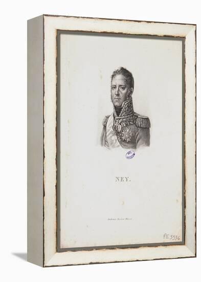 Portrait of Marshal Michel Ney, 1814-Francois Pascal Simon Gerard-Framed Premier Image Canvas