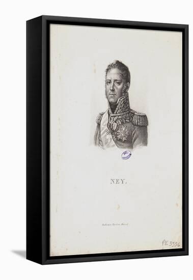 Portrait of Marshal Michel Ney, 1814-Francois Pascal Simon Gerard-Framed Premier Image Canvas