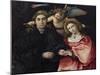 Portrait of Marsilio Cassotti and His Bride Faustina-Lorenzo Lotto-Mounted Giclee Print