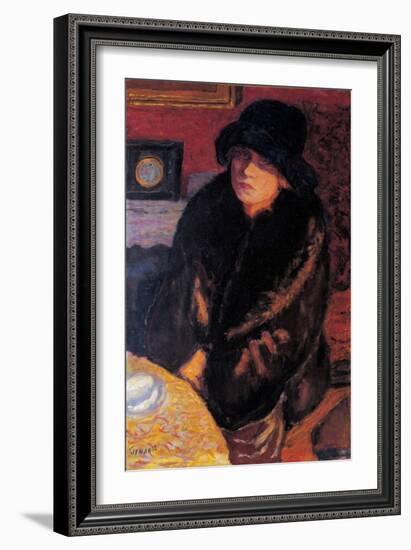 Portrait of Marta Bonnard-Pierre Bonnard-Framed Giclee Print