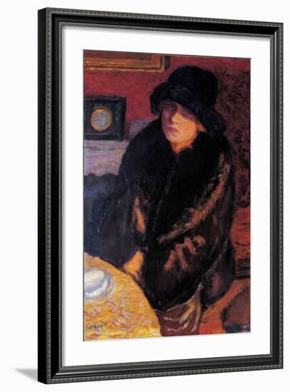 Portrait of Marta Bonnard-Pierre Bonnard-Framed Giclee Print