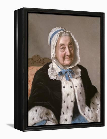 Portrait of Marthe Marie Tronchin, 1758-61-Jean-Etienne Liotard-Framed Premier Image Canvas