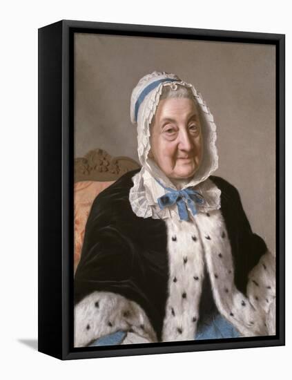 Portrait of Marthe Marie Tronchin, 1758-61-Jean-Etienne Liotard-Framed Premier Image Canvas