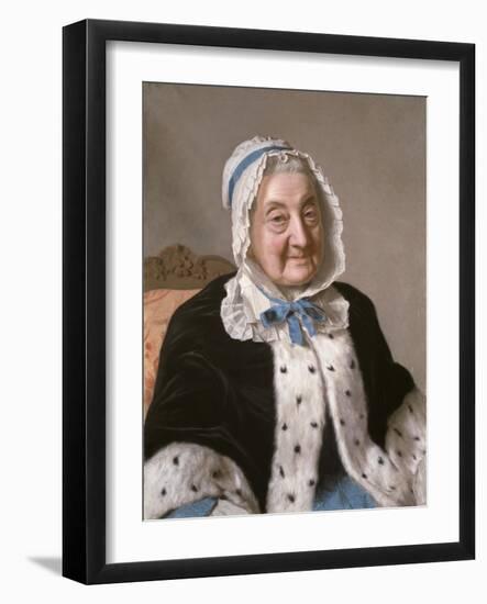 Portrait of Marthe Marie Tronchin, 1758-61-Jean-Etienne Liotard-Framed Giclee Print