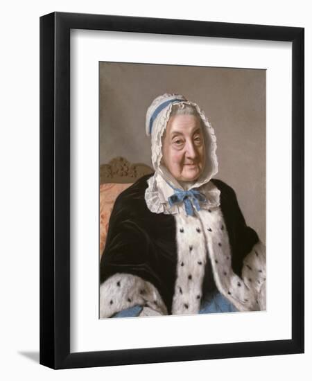 Portrait of Marthe Marie Tronchin, 1758-61-Jean-Etienne Liotard-Framed Giclee Print