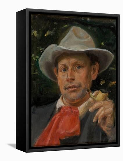 Portrait of Martin Andersen Nexo-Michael Ancher-Framed Premier Image Canvas