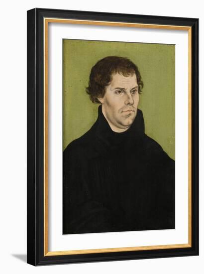 Portrait of Martin Luther, 1527-Lucas, The Elder Cranach-Framed Giclee Print