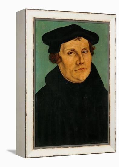 Portrait of Martin Luther, 1529-Lucas Cranach the Elder-Framed Premier Image Canvas