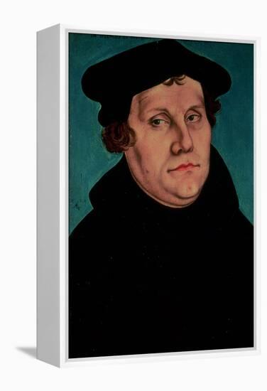 Portrait of Martin Luther, 1529-Lucas Cranach the Elder-Framed Premier Image Canvas