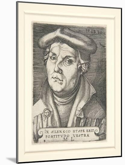 Portrait of Martin Luther, 1530-Italian School-Mounted Giclee Print