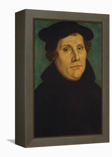 Portrait of Martin Luther as Professor-Lucas Cranach the Elder-Framed Premier Image Canvas