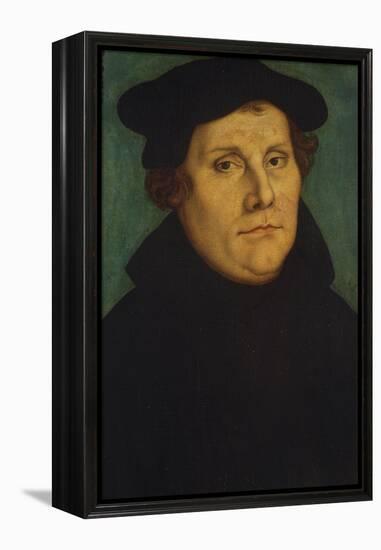 Portrait of Martin Luther as Professor-Lucas Cranach the Elder-Framed Premier Image Canvas