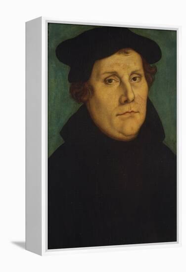 Portrait of Martin Luther as Professor-Lucas Cranach the Elder-Framed Premier Image Canvas