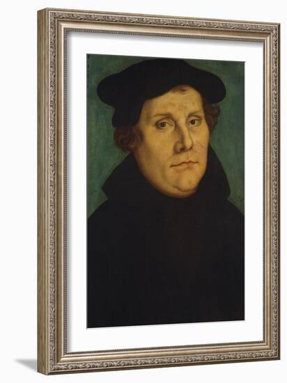 Portrait of Martin Luther as Professor-Lucas Cranach the Elder-Framed Giclee Print