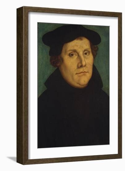 Portrait of Martin Luther as Professor-Lucas Cranach the Elder-Framed Giclee Print