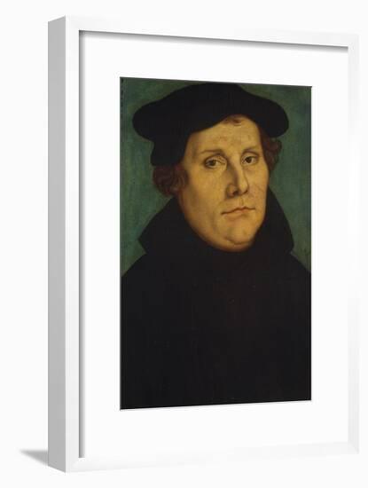 Portrait of Martin Luther as Professor-Lucas Cranach the Elder-Framed Giclee Print