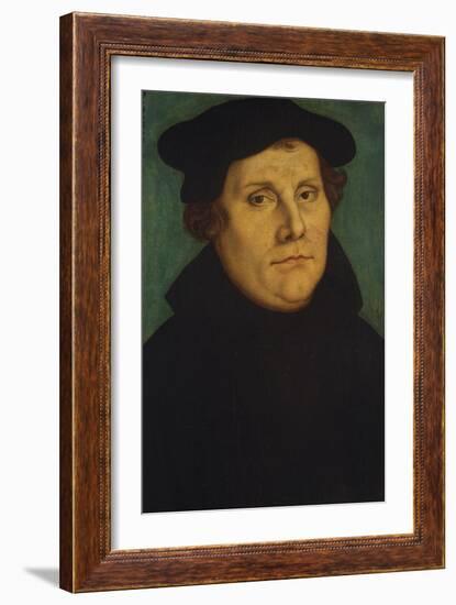 Portrait of Martin Luther as Professor-Lucas Cranach the Elder-Framed Giclee Print