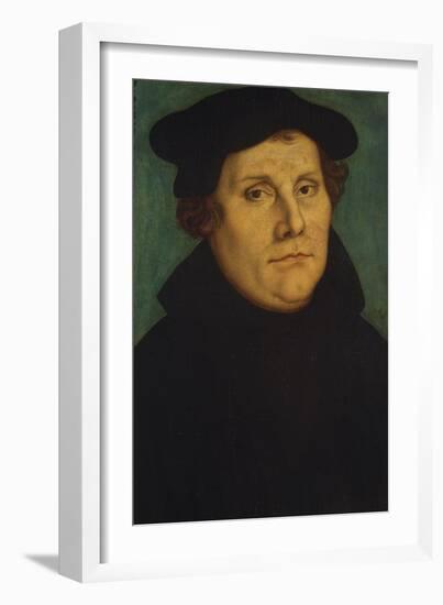 Portrait of Martin Luther as Professor-Lucas Cranach the Elder-Framed Giclee Print