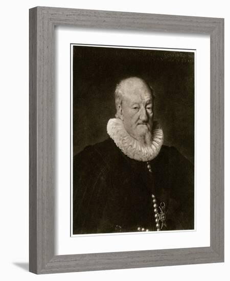 Portrait of Martin Ruzé De Beaulieu-Frans Porbus-Framed Giclee Print