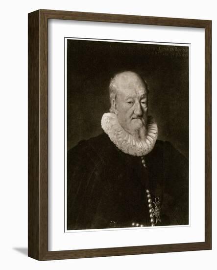 Portrait of Martin Ruzé De Beaulieu-Frans Porbus-Framed Giclee Print