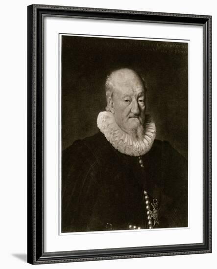 Portrait of Martin Ruzé De Beaulieu-Frans Porbus-Framed Giclee Print