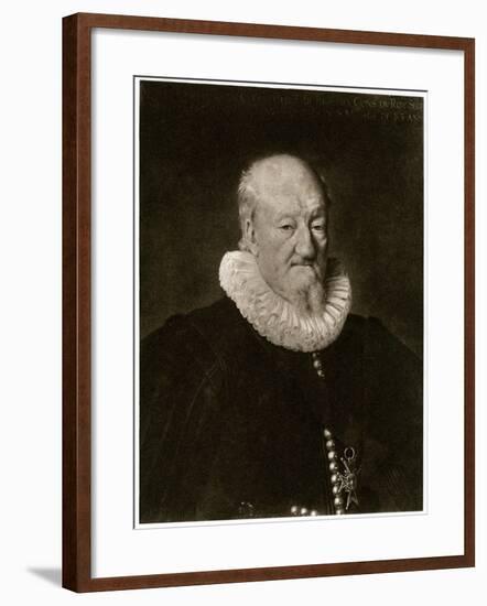 Portrait of Martin Ruzé De Beaulieu-Frans Porbus-Framed Giclee Print