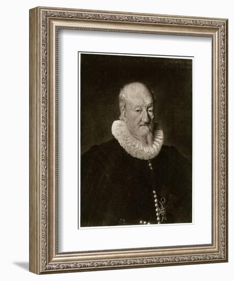 Portrait of Martin Ruzé De Beaulieu-Frans Porbus-Framed Giclee Print