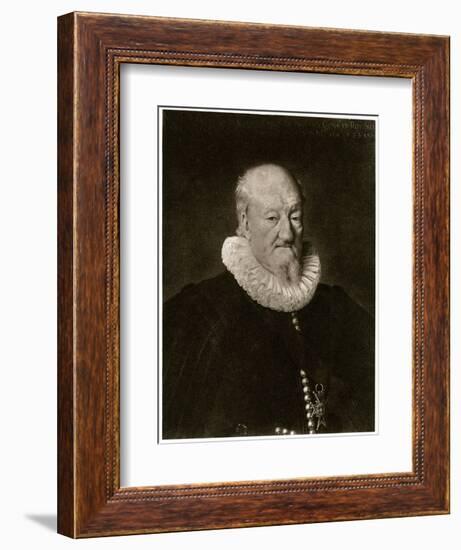 Portrait of Martin Ruzé De Beaulieu-Frans Porbus-Framed Giclee Print