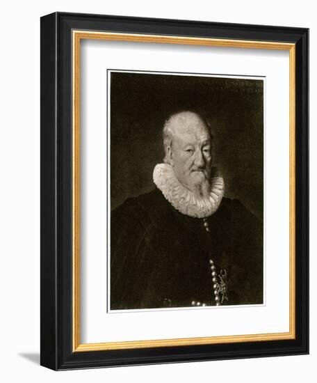 Portrait of Martin Ruzé De Beaulieu-Frans Porbus-Framed Giclee Print