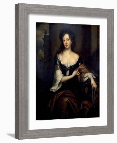 Portrait of Mary Butler, Duchess of Devonshire-Willem Wissing-Framed Giclee Print