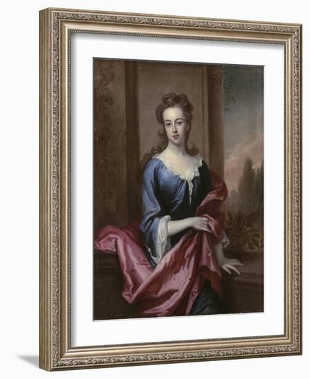 Portrait of Mary Calverley, Lady Sherard, C.1696-Godfrey Kneller-Framed Giclee Print