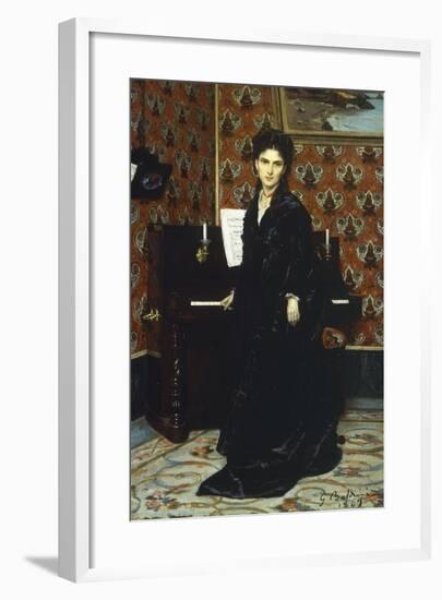 Portrait of Mary Donegani, 1869-Giovanni Boldini-Framed Giclee Print