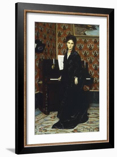 Portrait of Mary Donegani, 1869-Giovanni Boldini-Framed Giclee Print