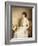 Portrait of Mary Doris Reed, Seated Half Length, Wearing a White Dress-Henry John Hudson-Framed Giclee Print