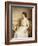 Portrait of Mary Doris Reed, Seated Half Length, Wearing a White Dress-Henry John Hudson-Framed Giclee Print