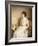 Portrait of Mary Doris Reed, Seated Half Length, Wearing a White Dress-Henry John Hudson-Framed Giclee Print