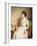 Portrait of Mary Doris Reed, Seated Half Length, Wearing a White Dress-Henry John Hudson-Framed Giclee Print