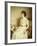 Portrait of Mary Doris Reed, Seated Half Length, Wearing a White Dress-Henry John Hudson-Framed Giclee Print