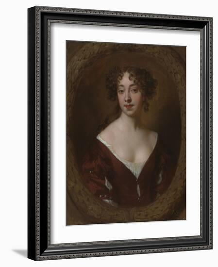 Portrait of Mary Farrington (Née Smith), C.1675-Sir Peter Lely-Framed Giclee Print