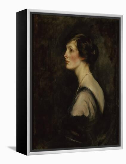 Portrait of Mary Gascoigne-Cecil When Marchioness of Hartington, c.1917-18-James Jebusa Shannon-Framed Premier Image Canvas