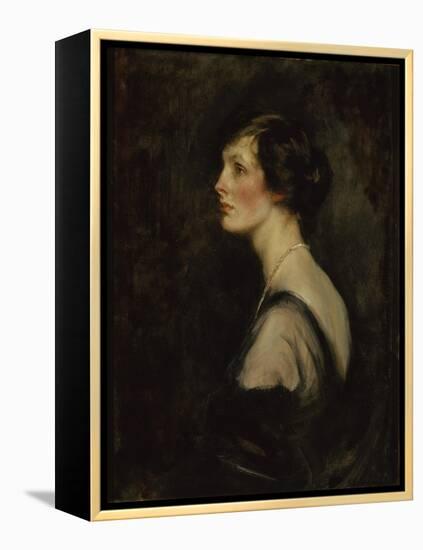 Portrait of Mary Gascoigne-Cecil When Marchioness of Hartington, c.1917-18-James Jebusa Shannon-Framed Premier Image Canvas