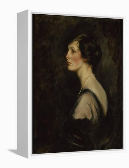 Portrait of Mary Gascoigne-Cecil When Marchioness of Hartington, c.1917-18-James Jebusa Shannon-Framed Premier Image Canvas